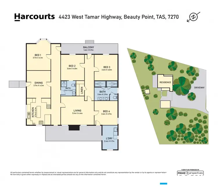 Floorplan of Homely house listing, 4423 West Tamar Highway, Beauty Point TAS 7270
