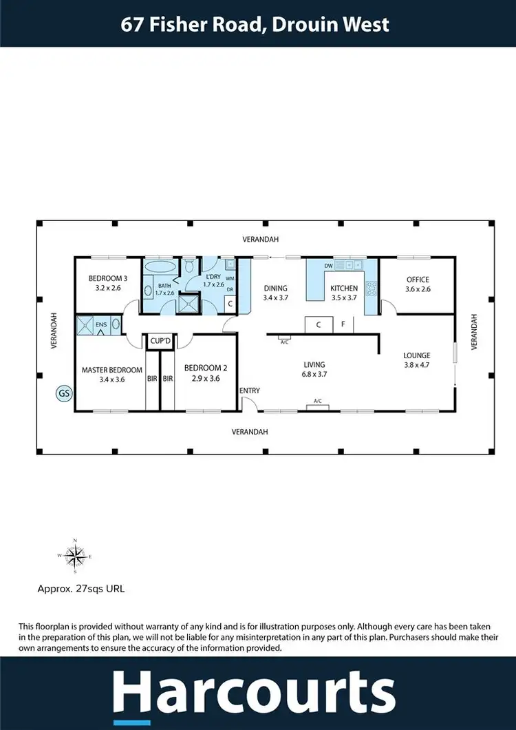 Floorplan of Homely rural property listing, 67 Fisher Road, Drouin West VIC 3818