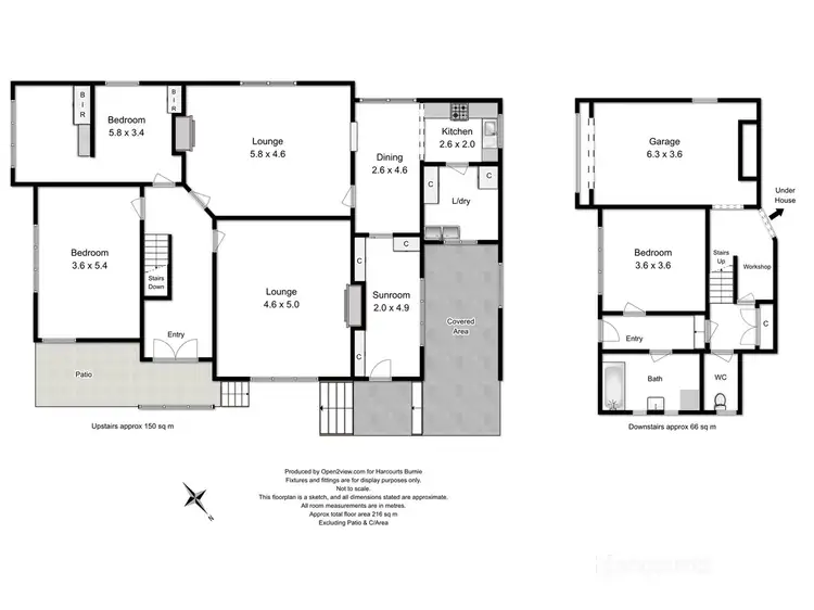 Floorplan of Homely house listing, 58 Old Surrey Road, Havenview TAS 7320