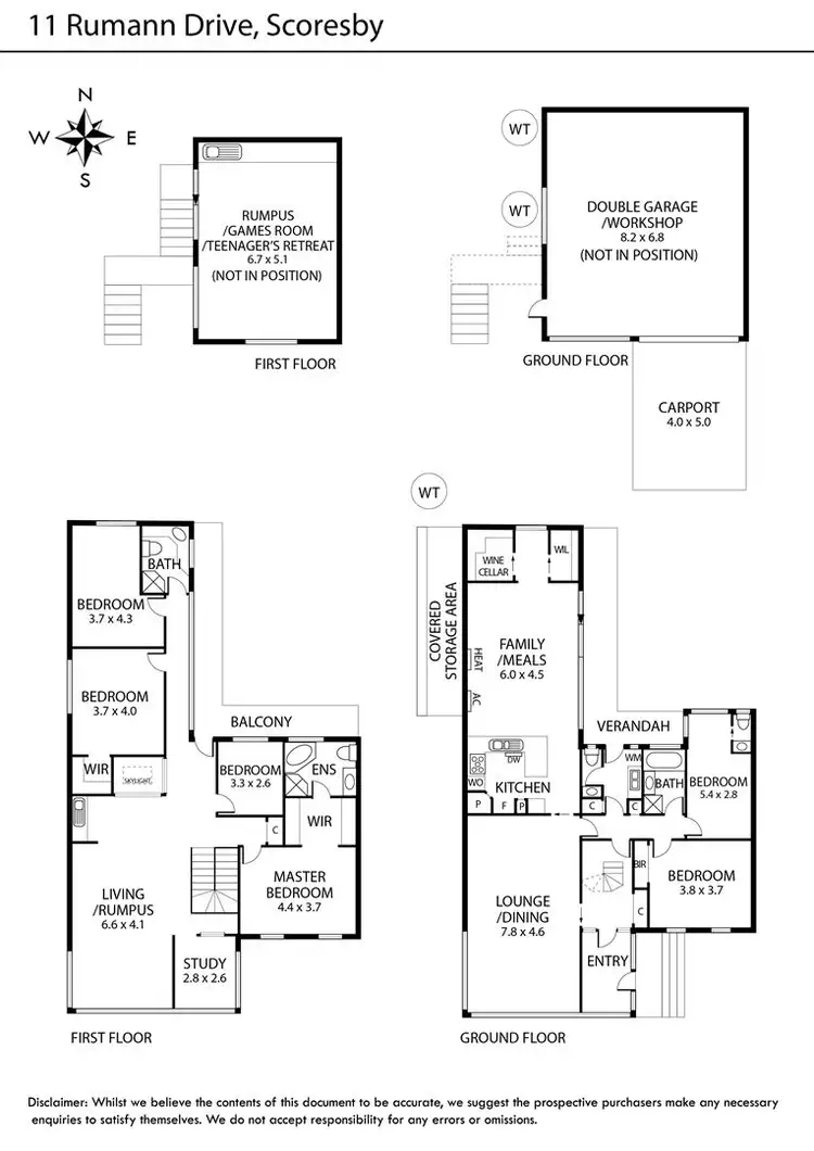 Floorplan of Homely house listing, 11 Rumann Avenue, Scoresby VIC 3179