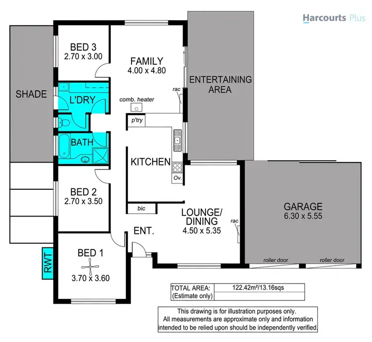 Floorplan of Homely house listing, 45 Hessing Crescent, Trott Park SA 5158