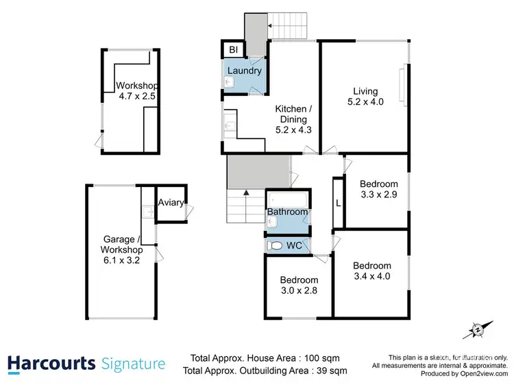 Floorplan of Homely house listing, 3 Lang Place, Glenorchy TAS 7010