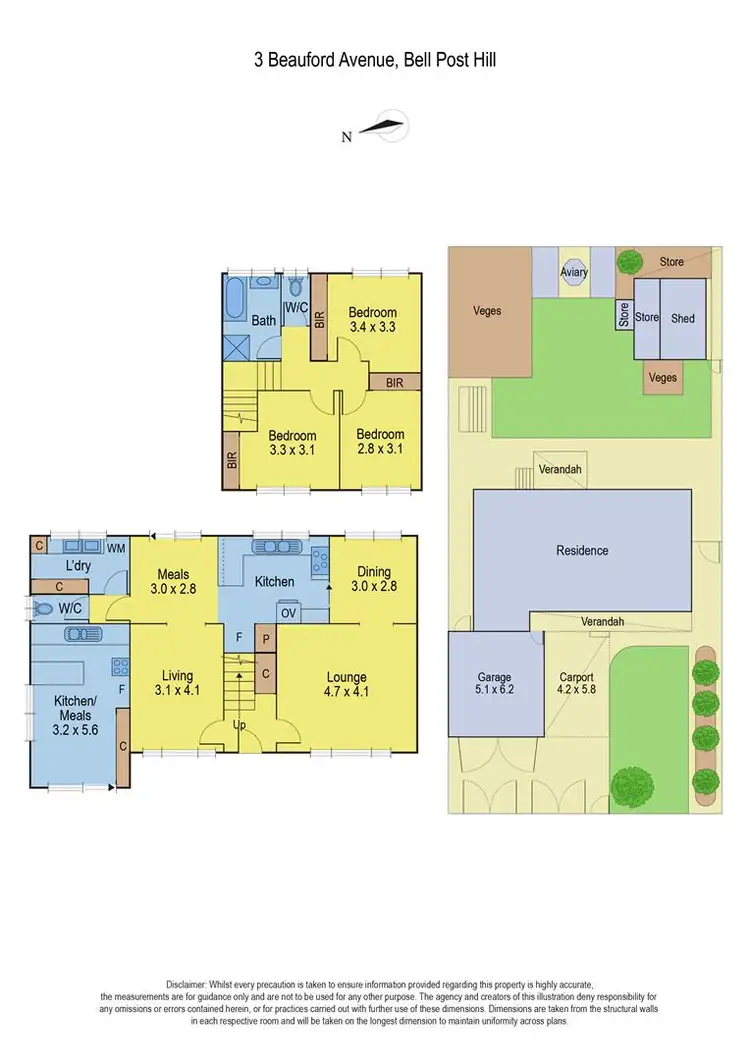 Floorplan of Homely house listing, 3 Beauford Avenue, Bell Post Hill VIC 3215