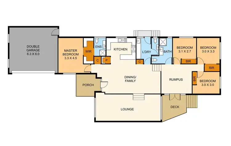 Floorplan of Homely house listing, 4 The Haven, Bayswater VIC 3153