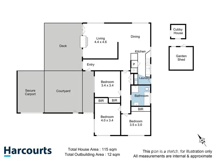 Floorplan of Homely house listing, 32 Lewan Avenue, Kingston TAS 7050