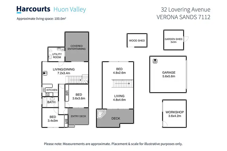 Floorplan of Homely house listing, 32 Lovering Avenue, Verona Sands TAS 7112