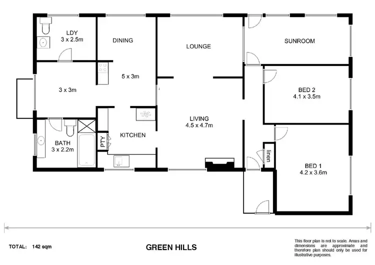 Floorplan of Homely rural property listing, 9394 Thunderbolts Way, Walcha NSW 2354