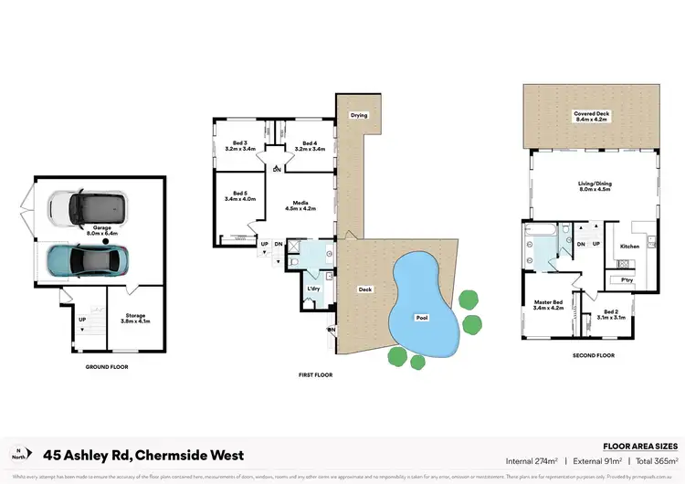 Floorplan of Homely house listing, 45 Ashley Road, Chermside West QLD 4032