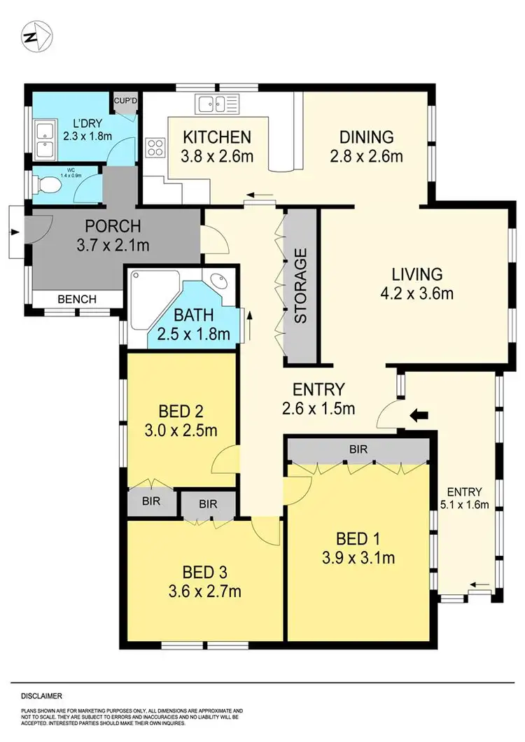 Floorplan of Homely house listing, 1033 Norman Street, Wendouree VIC 3355