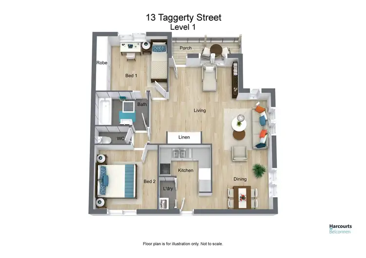 Floorplan of Homely house listing, 13 Taggerty Street, Ngunnawal ACT 2913