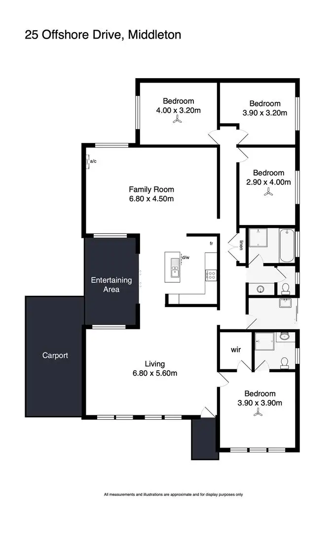 Floorplan of Homely house listing, 25 Offshore Drive, Middleton SA 5213
