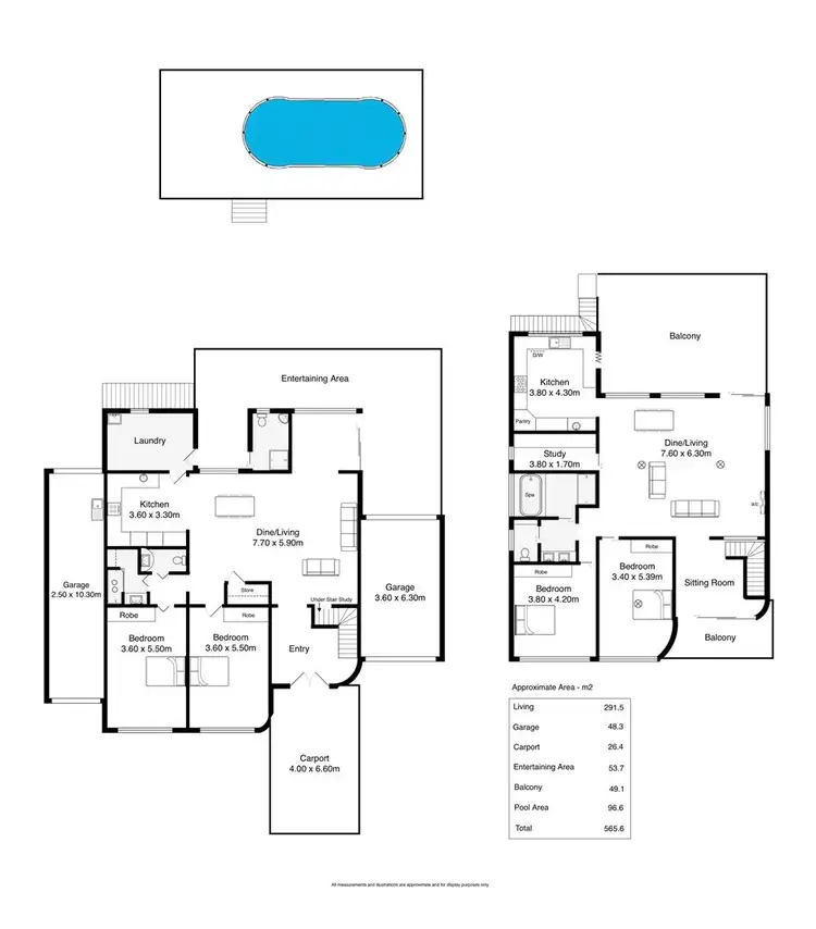 Floorplan of Homely house listing, 96 Second Avenue, Moana SA 5169