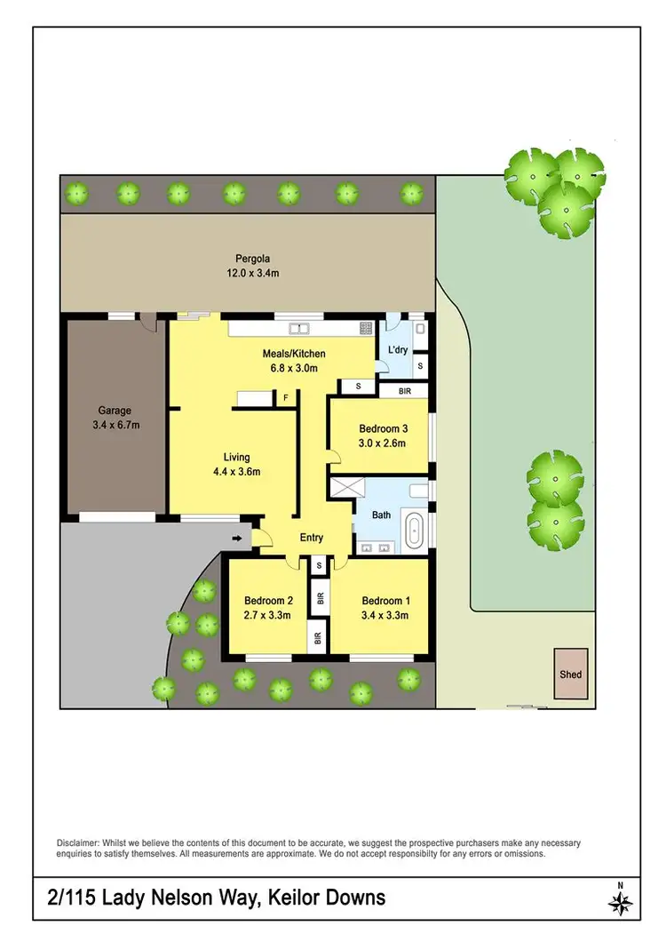 Floorplan of Homely house listing, 2/115 Copernicus Way, Keilor Downs VIC 3038