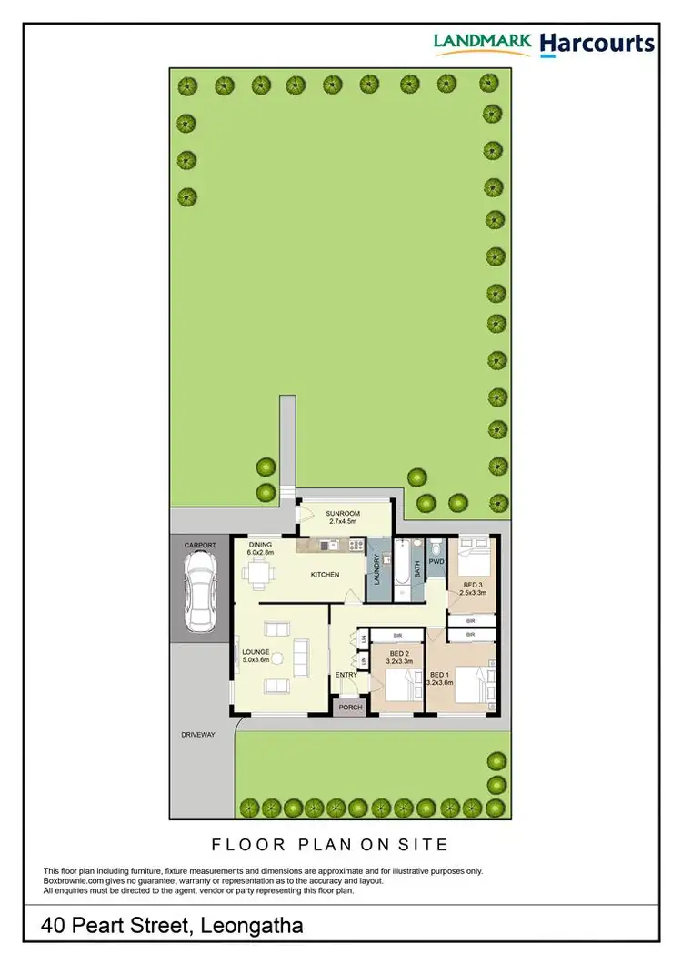 Floorplan of Homely house listing, 40 Peart Street, Leongatha VIC 3953