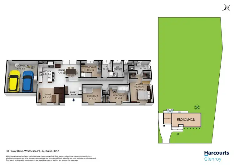 Floorplan of Homely house listing, 30 Parrot Drive, Whittlesea VIC 3757