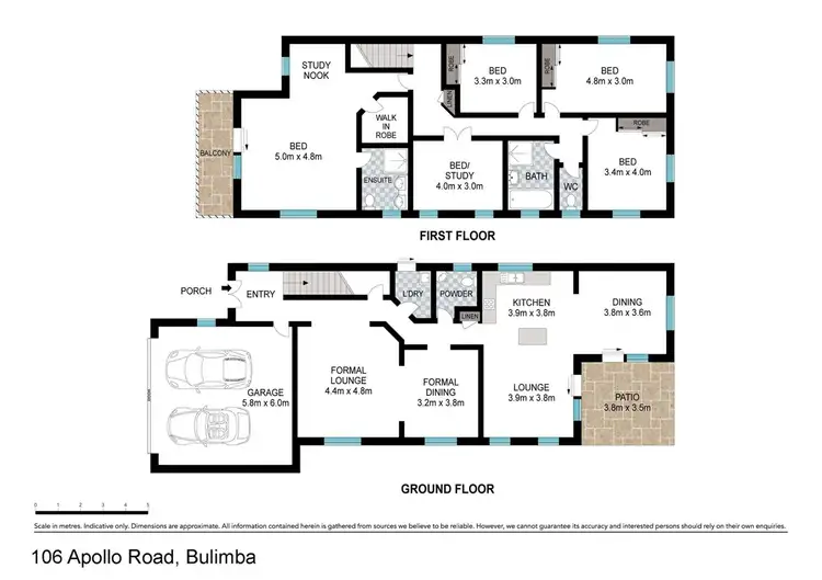 Floorplan of Homely house listing, 106 Apollo Road, Bulimba QLD 4171