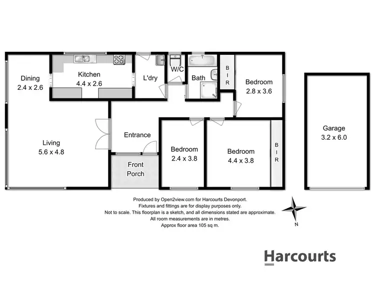Floorplan of Homely house listing, 2 Niela Crescent, Miandetta TAS 7310