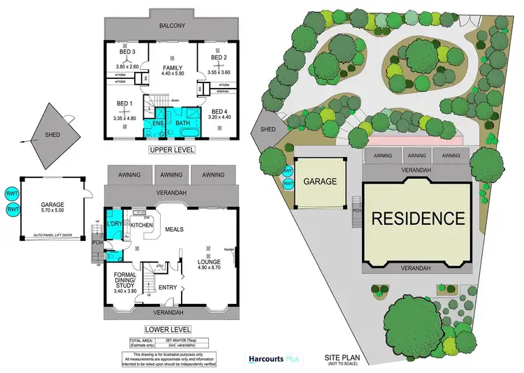 Floorplan of Homely house listing, 4 Duntroon Close, Hallett Cove SA 5158