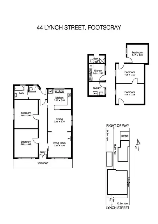 Floorplan of Homely house listing, 44 Lynch St, Footscray VIC 3011