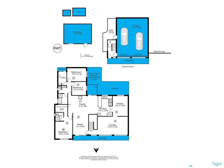Floorplan of Homely house listing, 12 Jacaranda Place, Aberfoyle Park SA 5159