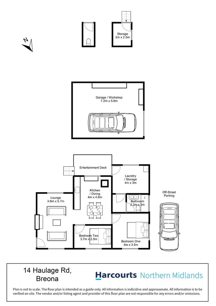 Floorplan of Homely house listing, 14 Haulage Road, Breona TAS 7304