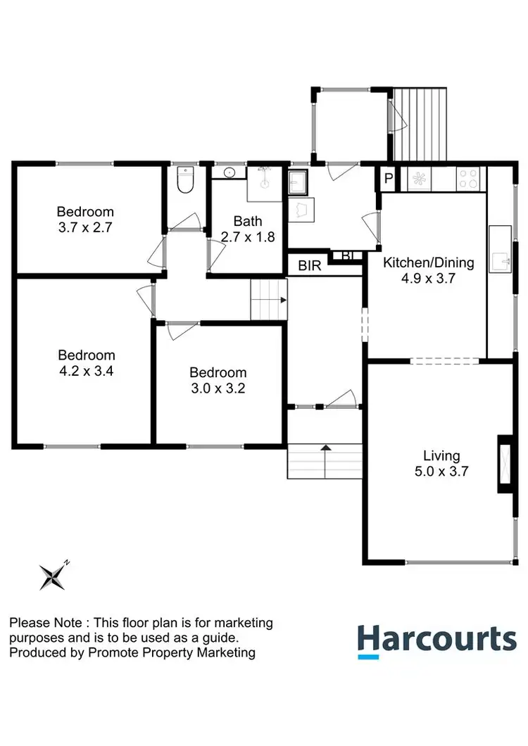 Floorplan of Homely house listing, 18 Broadview Crescent, Bridgewater TAS 7030