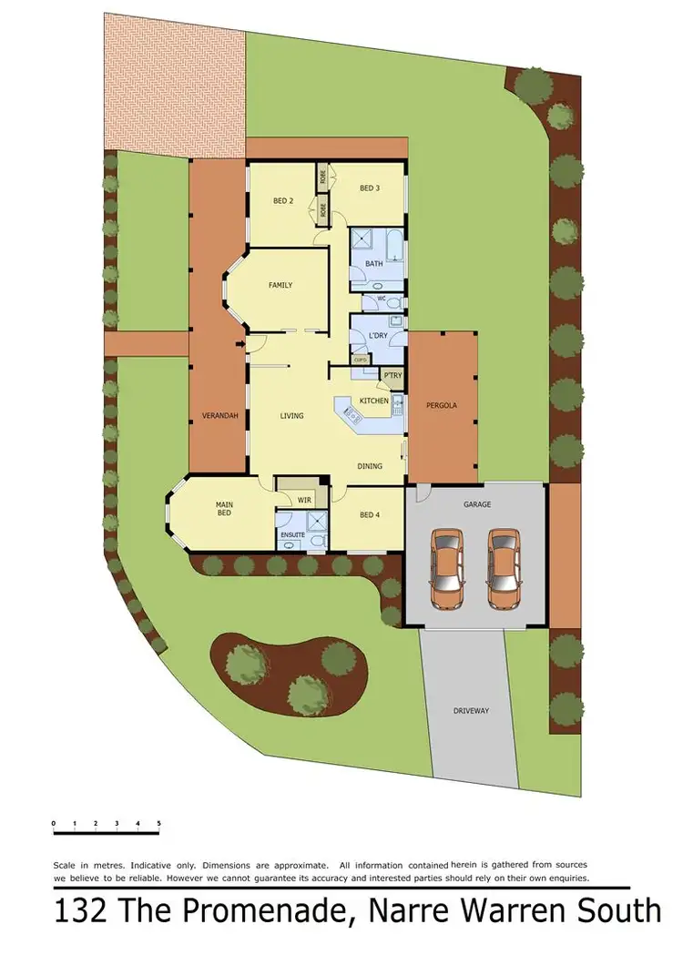 Floorplan of Homely house listing, 132 The Promenade, Narre Warren South VIC 3805