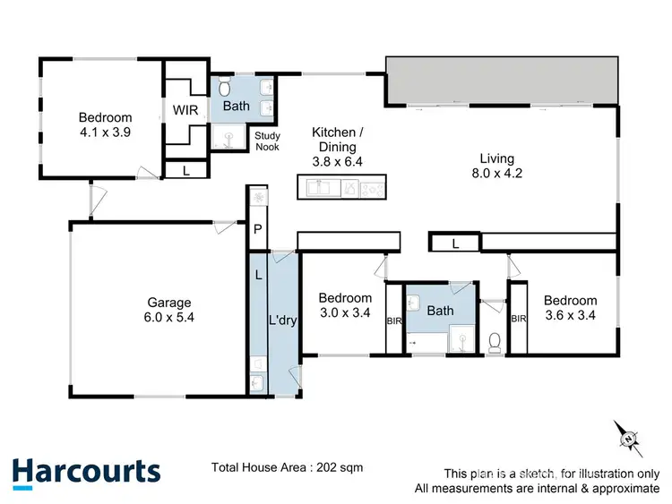 Floorplan of Homely house listing, 29 Turquoise Way, Kingston TAS 7050