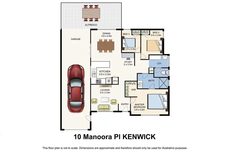 Floorplan of Homely house listing, 10 Manoora Place, Kenwick WA 6107