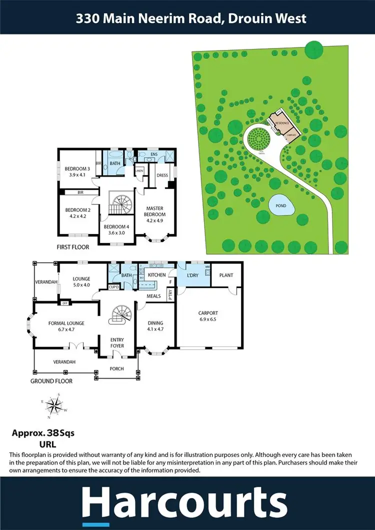 Floorplan of Homely house listing, 330 Main Neerim Road, Drouin West VIC 3818