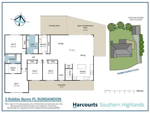 Floorplan of Homely house listing, 5 Robbie Burns Place, Bundanoon NSW 2578