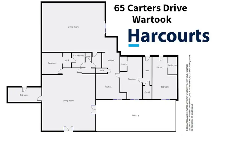Floorplan of Homely house listing, 65 Carters Drive, Wartook VIC 3401