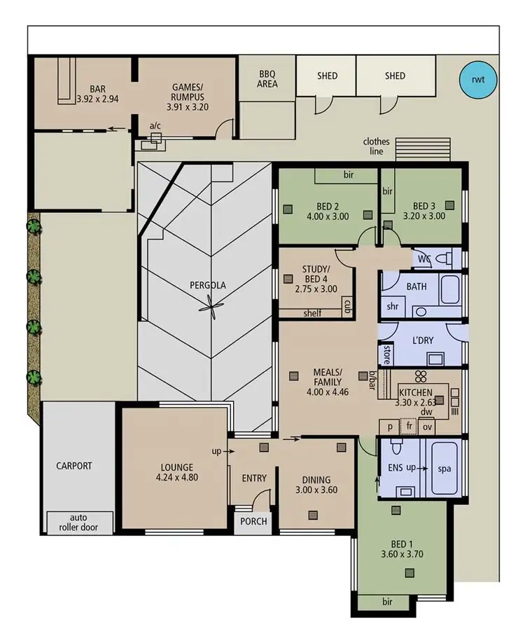 Floorplan of Homely house listing, 33 Scottsglade Road, Christie Downs SA 5164