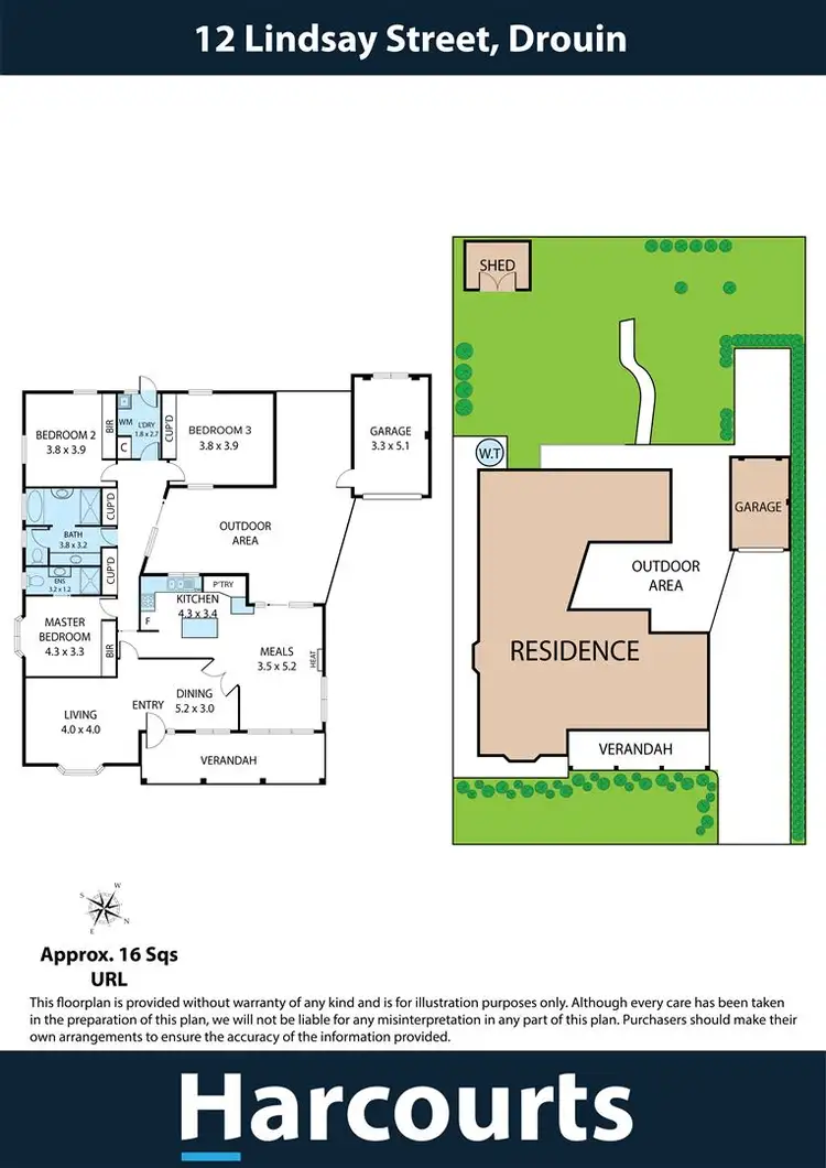 Floorplan of Homely house listing, 12 Lindsay Street, Drouin VIC 3818