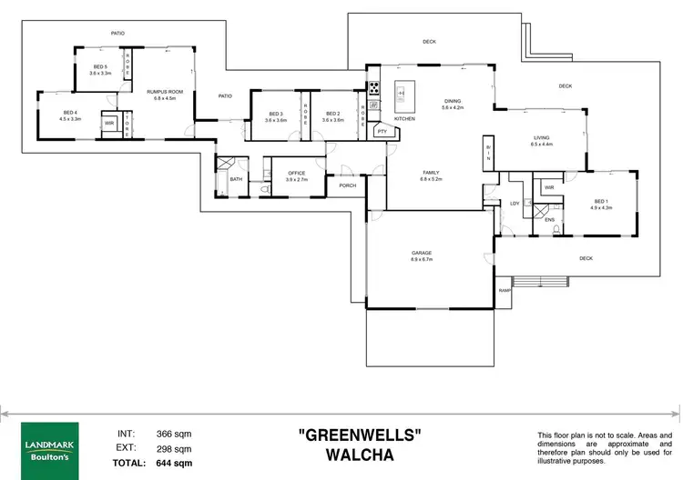 Floorplan of Homely rural property listing, 14290 Thunderbolts Way, Walcha NSW 2354