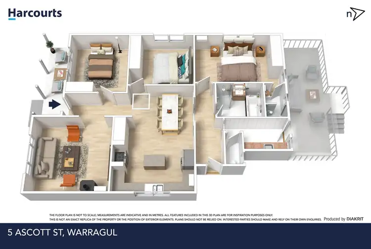 Floorplan of Homely house listing, 5 Ascott Street, Warragul VIC 3820