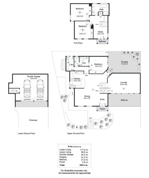 Floorplan of Homely house listing, 1A Smith Avenue, Hove SA 5048