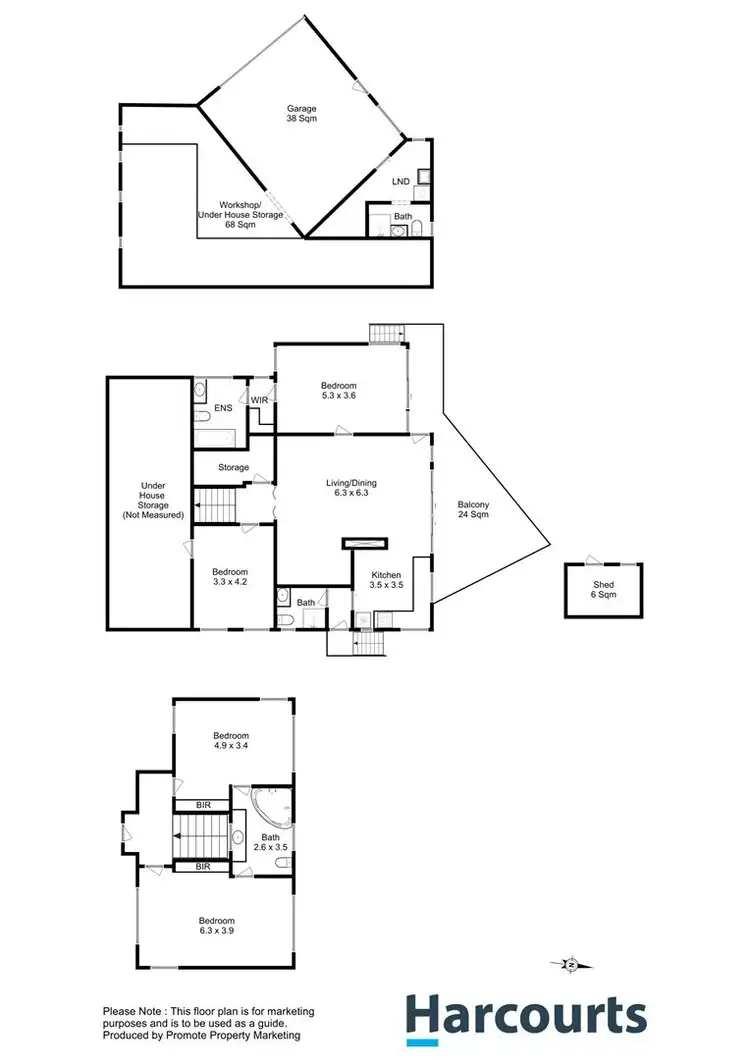 Floorplan of Homely house listing, 62 Derwent Avenue, Geilston Bay TAS 7015
