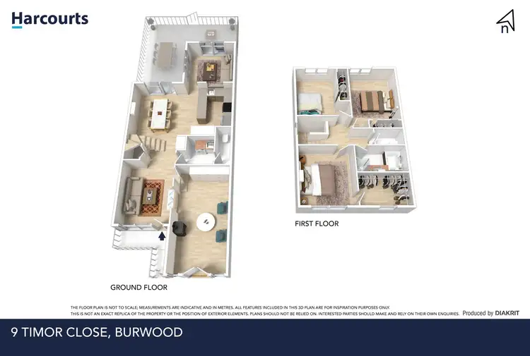 Floorplan of Homely house listing, 9 Timor Close, Burwood VIC 3125