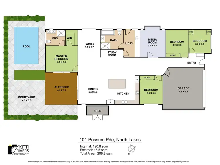 Floorplan of Homely house listing, 101 Possum Parade, North Lakes QLD 4509