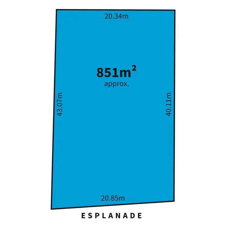 Floorplan of Homely land listing, 259 Esplanade, Aldinga Beach SA 5173