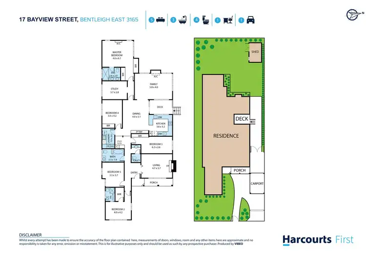 Floorplan of Homely house listing, 17 Bayview Street, Bentleigh East VIC 3165