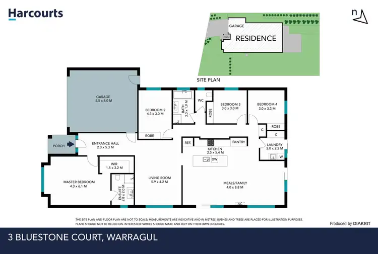 Floorplan of Homely house listing, 3 Bluestone Court, Warragul VIC 3820