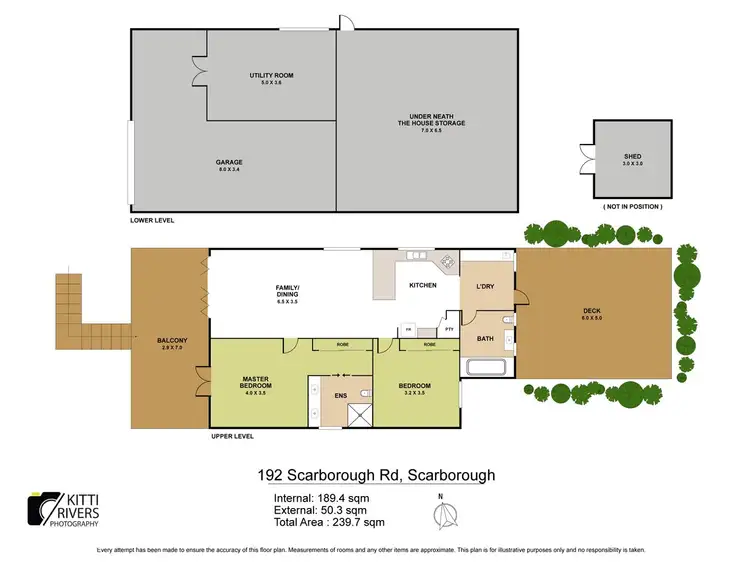 Floorplan of Homely house listing, 192 Scarborough Road, Scarborough QLD 4020