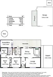 Floorplan of Homely house listing, 17 Matthew Place, Riverton SA 5412