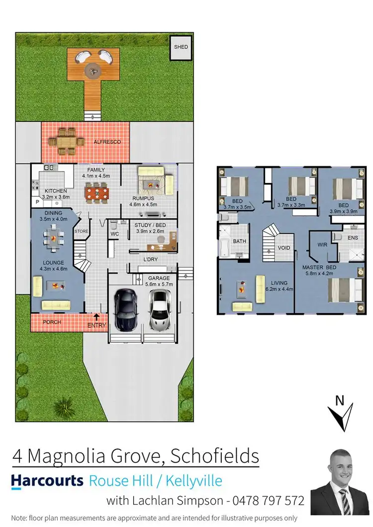 Floorplan of Homely house listing, 4 Magnolia Grove, Schofields NSW 2762