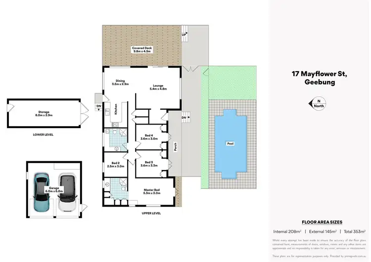 Floorplan of Homely house listing, 17 Mayflower St, Geebung QLD 4034