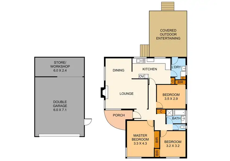Floorplan of Homely house listing, 6 Kokoda Court, Boronia VIC 3155