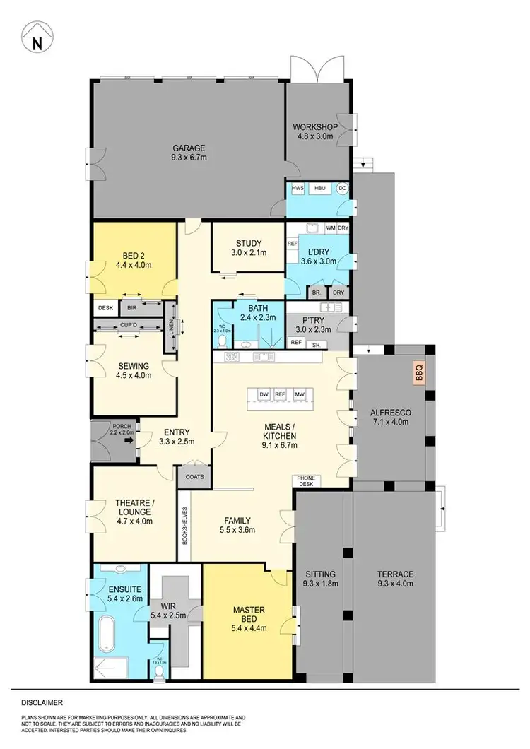 Floorplan of Homely house listing, 42 Clunes Road, Creswick VIC 3363
