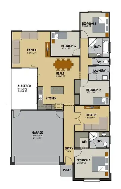 Floorplan of Homely land listing, 6 Diagonal Street, Wallaroo SA 5556